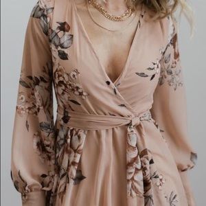 Baltic Born Lydia Taupe Dress (Bump Friendly)